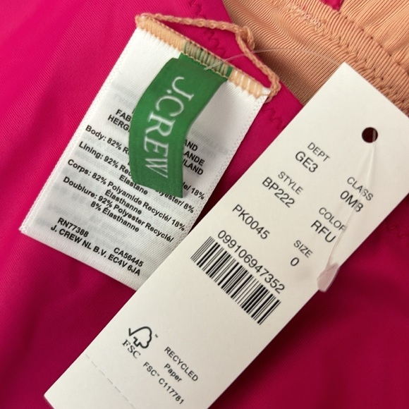 NWT J. Crew Ruched Sides Ruffle Strap One Piece - Picture 12 of 13